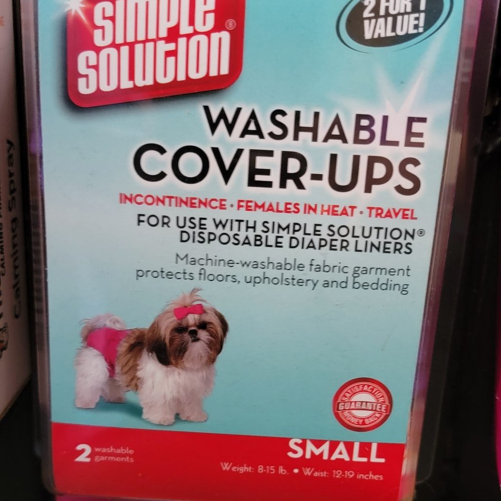 Dog diaper or cat size small... bran new! 2 pack